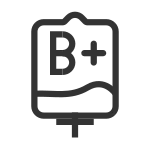 Blood B P SVG Icon